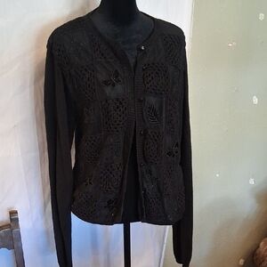 Teddi Women's Black Sweater Size Medium